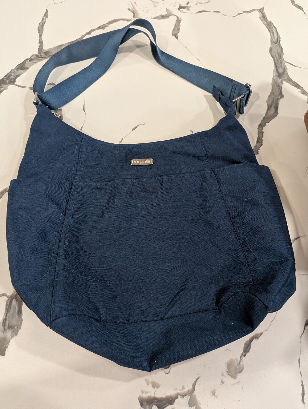 London Fog Navy Shoulder Bag